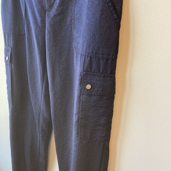 elevenses anthropologies pants joggers navy 2 cropped - Picture 3 of 10